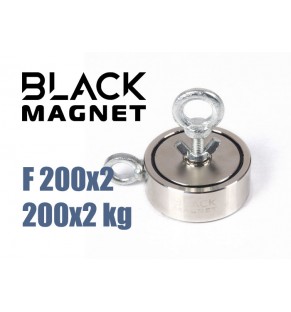 Magnes neodymowy Black Magnet F200x2