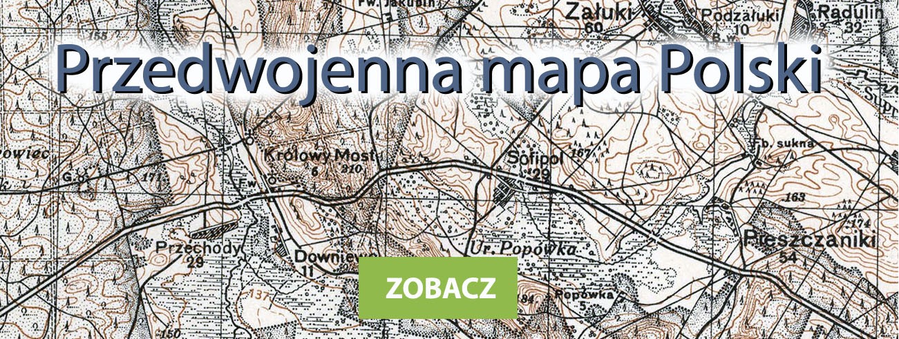 Przedwojenna mapa polski 